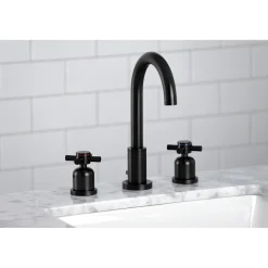 Clearance Fauceture Concord Widespread Cross-Handle Bathroom Faucet 8