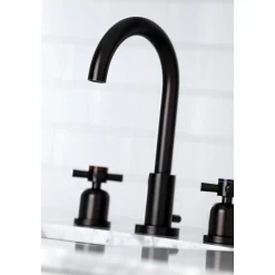 Clearance Fauceture Concord Widespread Cross-Handle Bathroom Faucet 8