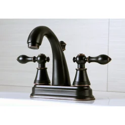 Hot Fauceture English Classic 4" Centerset Lavatory Faucet 4" Center Set