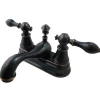 Discount Fauceture English Classic Two Handle 4" Centerset Lavatory Faucet 4" Center Set