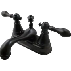 Discount Fauceture English Classic Two Handle 4" Centerset Lavatory Faucet 4" Center Set