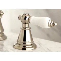 Sale Fauceture English Classic 3-Hole Widespread Bathroom Faucet 8