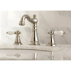 Sale Fauceture English Classic 3-Hole Widespread Bathroom Faucet 8