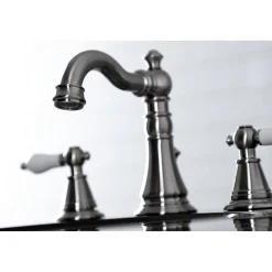 Sale Fauceture English Classic 3-Hole Widespread Bathroom Faucet 8