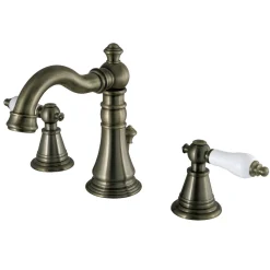 Sale Fauceture English Classic 3-Hole Widespread Bathroom Faucet 8