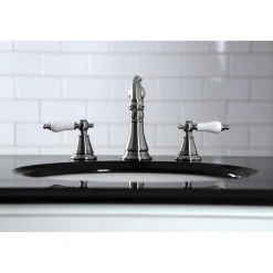 Sale Fauceture English Classic 3-Hole Widespread Bathroom Faucet 8