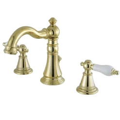 Sale Fauceture English Classic 3-Hole Widespread Bathroom Faucet 8