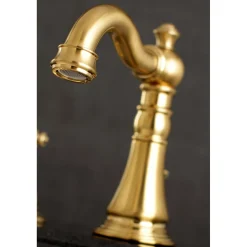 Sale Fauceture English Classic 3-Hole Widespread Bathroom Faucet 8