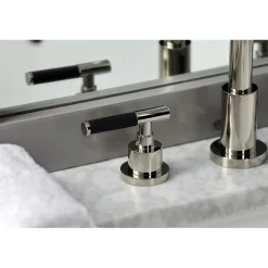 Online Fauceture FSC892XCKL-P Kaiser Widespread Bathroom Faucet with Brass Pop-Up 8