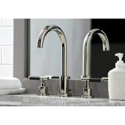 Online Fauceture FSC892XCKL-P Kaiser Widespread Bathroom Faucet with Brass Pop-Up 8