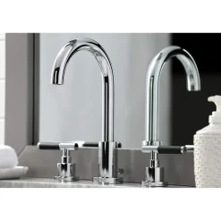 Online Fauceture FSC892XCKL-P Kaiser Widespread Bathroom Faucet with Brass Pop-Up 8