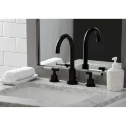 Online Fauceture FSC892XCKL-P Kaiser Widespread Bathroom Faucet with Brass Pop-Up 8
