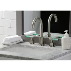 Online Fauceture FSC892XCKL-P Kaiser Widespread Bathroom Faucet with Brass Pop-Up 8