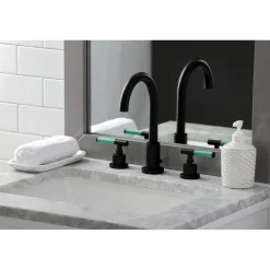 Online Fauceture FSC892XCKL-P Kaiser Widespread Bathroom Faucet with Brass Pop-Up 8