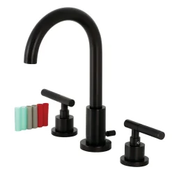Online Fauceture FSC892XCKL-P Kaiser Widespread Bathroom Faucet with Brass Pop-Up 8