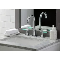 Online Fauceture FSC892XCKL-P Kaiser Widespread Bathroom Faucet with Brass Pop-Up 8