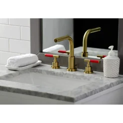 Sale Fauceture FSC895XCKL-P Kaiser Widespread Bathroom Faucet with Brass Pop-Up 8