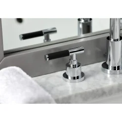 Sale Fauceture FSC895XCKL-P Kaiser Widespread Bathroom Faucet with Brass Pop-Up 8