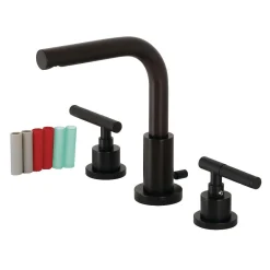 Sale Fauceture FSC895XCKL-P Kaiser Widespread Bathroom Faucet with Brass Pop-Up 8