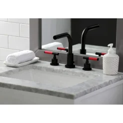Sale Fauceture FSC895XCKL-P Kaiser Widespread Bathroom Faucet with Brass Pop-Up 8