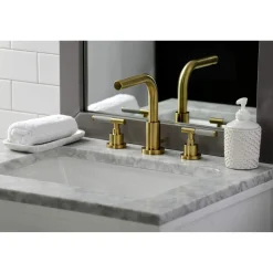 Sale Fauceture FSC895XCKL-P Kaiser Widespread Bathroom Faucet with Brass Pop-Up 8