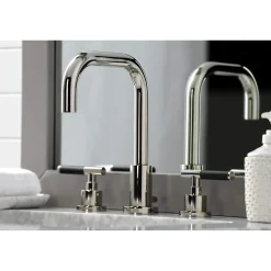 Outlet Fauceture FSC893XCKL-P Kaiser Widespread Bathroom Faucet with Brass Pop-Up 8" Widespread