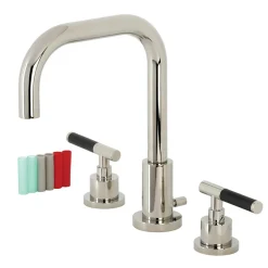 Outlet Fauceture FSC893XCKL-P Kaiser Widespread Bathroom Faucet with Brass Pop-Up 8