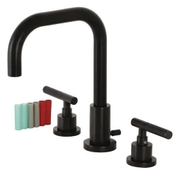 Outlet Fauceture FSC893XCKL-P Kaiser Widespread Bathroom Faucet with Brass Pop-Up 8
