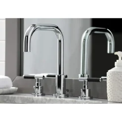 Outlet Fauceture FSC893XCKL-P Kaiser Widespread Bathroom Faucet with Brass Pop-Up 8