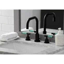 Outlet Fauceture FSC893XCKL-P Kaiser Widespread Bathroom Faucet with Brass Pop-Up 8