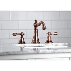 Sale Fauceture FSC197ALAC English Classic Widespread Bathroom Faucet, Antique Copper 8