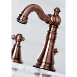 Sale Fauceture FSC197ALAC English Classic Widespread Bathroom Faucet, Antique Copper 8