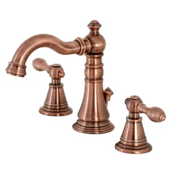 Sale Fauceture FSC197ALAC English Classic Widespread Bathroom Faucet, Antique Copper 8