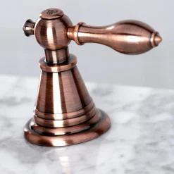 Sale Fauceture FSC197ALAC English Classic Widespread Bathroom Faucet, Antique Copper 8