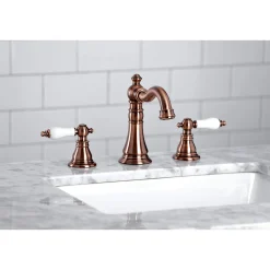 New Fauceture FSC197APLAC American Patriot Widespread Bathroom Faucet, Antique Copper 8" Widespread