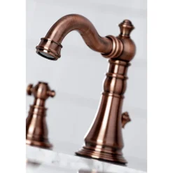 New Fauceture FSC197APLAC American Patriot Widespread Bathroom Faucet, Antique Copper 8