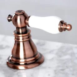 New Fauceture FSC197APLAC American Patriot Widespread Bathroom Faucet, Antique Copper 8