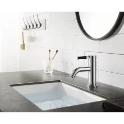 New Fauceture Kaiser Single Handle Deck Mount Bathroom Faucet Single Hole