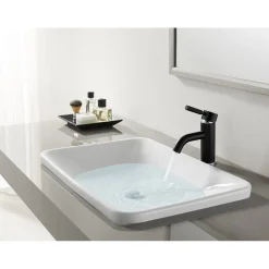 New Fauceture Kaiser Single Handle Deck Mount Bathroom Faucet Single Hole