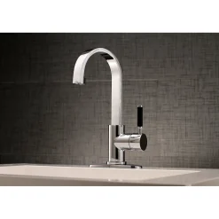 Hot Fauceture Kaiser Single-Handle Bathroom Faucet with Drain Single Hole