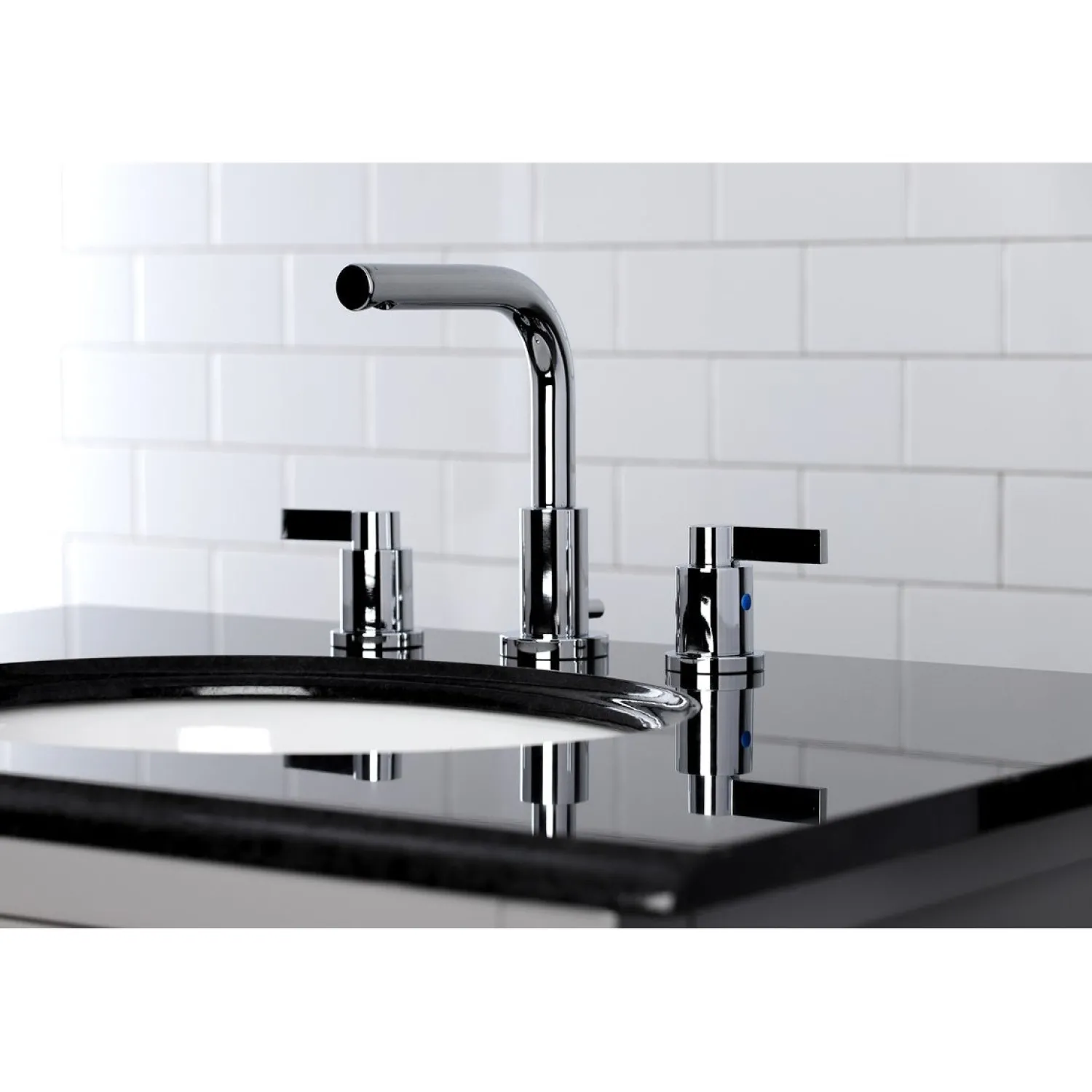 Clearance Fauceture NuvoFusion 8-Inch Widespread Bathroom Faucet 8" Widespread