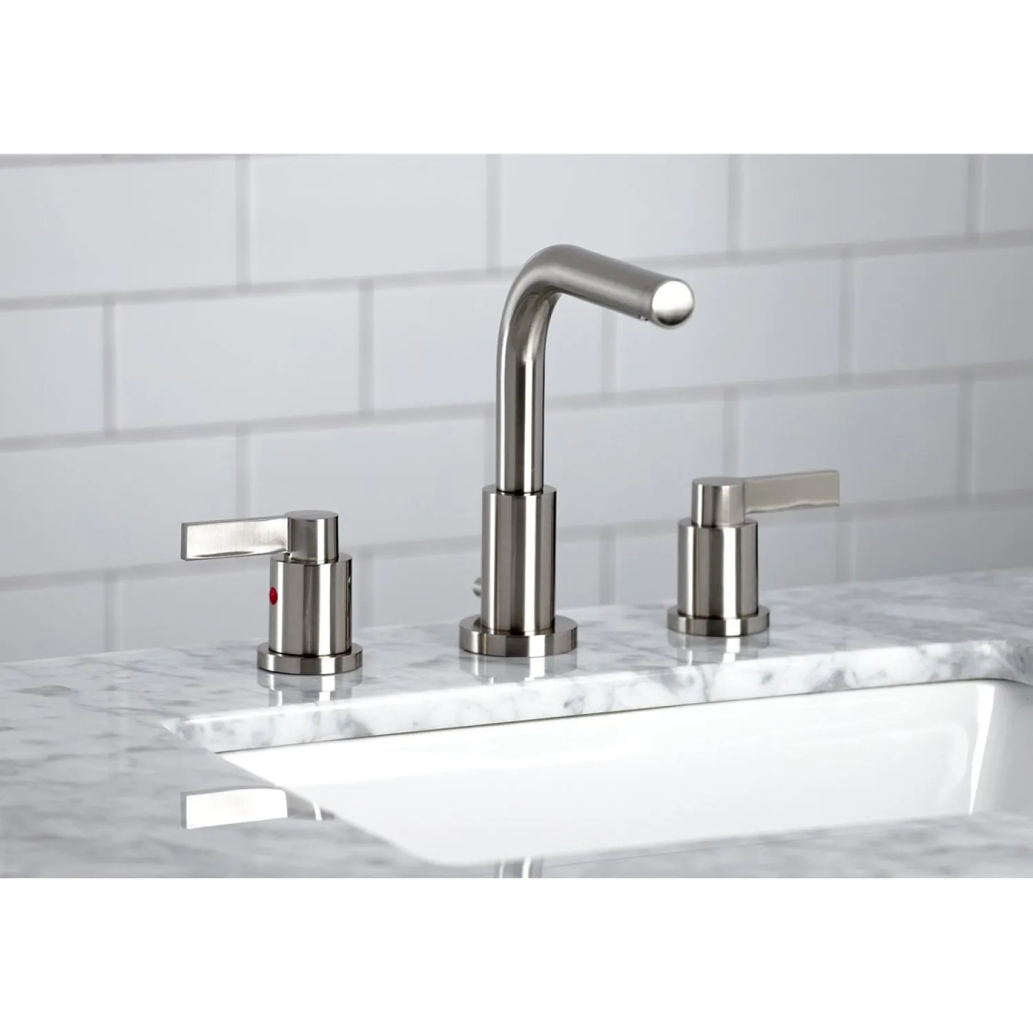 Clearance Fauceture NuvoFusion 8-Inch Widespread Bathroom Faucet 8" Widespread