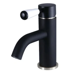 Hot Fauceture Paris Single-Handle Bathroom Faucet with Drain and Deck Plate Single Hole