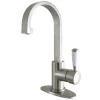 Clearance Fauceture Paris Single-Handle Bathroom Faucet with Deck Plate and Drain Single Hole
