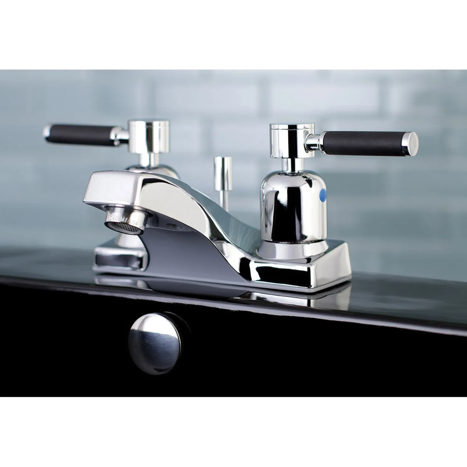 Online FB201DKL 4-Inch Centerset Bathroom Faucet in Polished Chrome 4" Center Set