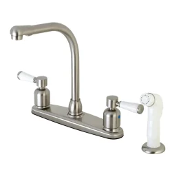 New FB718DPL Centerset Kitchen Faucet in Brushed Nickel Faucets With Side Spray