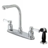 Online FB751DPL Centerset Kitchen Faucet in Polished Chrome Faucets With Side Spray