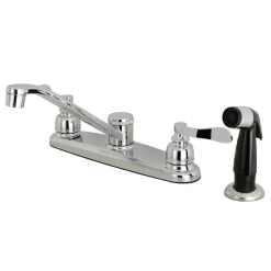 Discount FB112NFL 8-Inch Centerset Kitchen Faucet in Polished Chrome Faucets With Side Spray