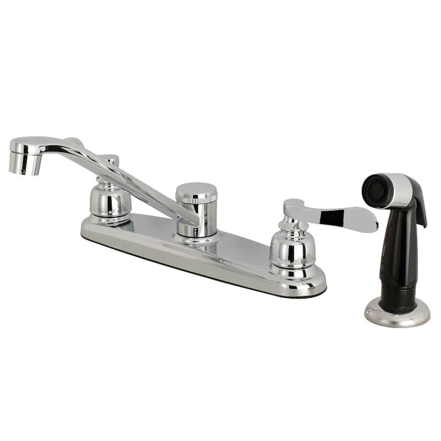 Discount FB112NFL 8-Inch Centerset Kitchen Faucet in Polished Chrome Faucets With Side Spray