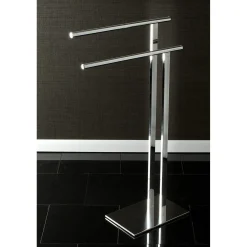 Freestanding Double Towel Rack Free-Standing Towel Racks